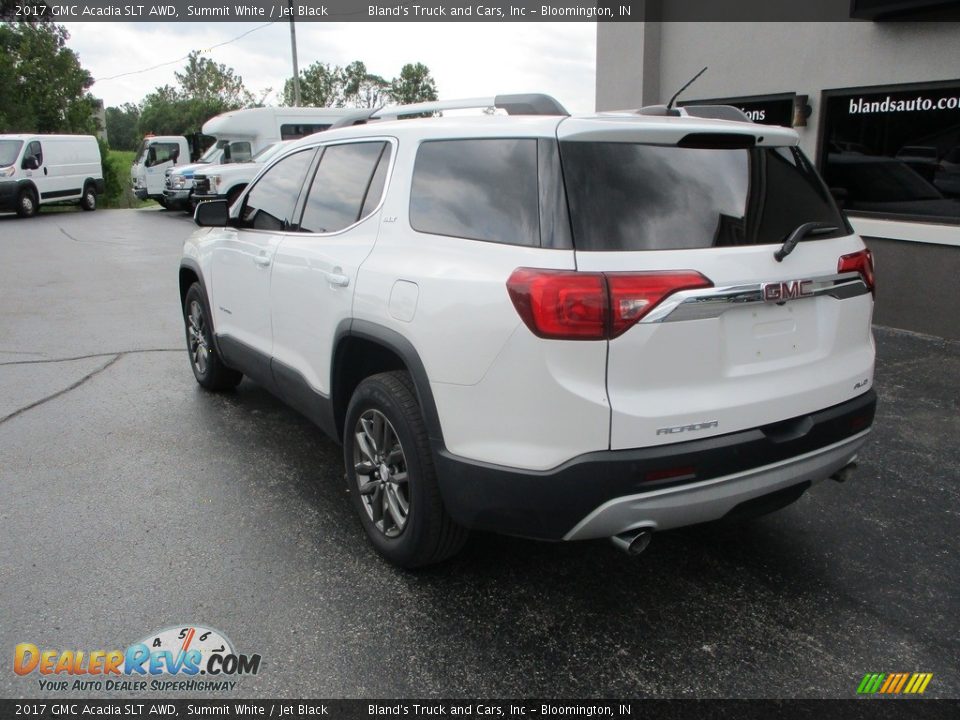 2017 GMC Acadia SLT AWD Summit White / Jet Black Photo #3