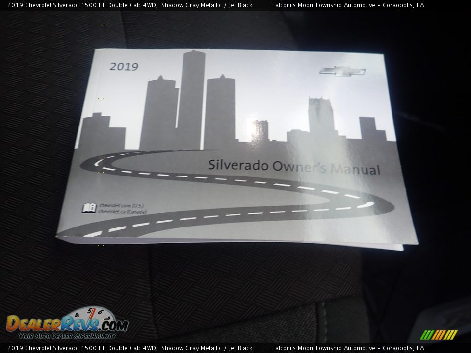2019 Chevrolet Silverado 1500 LT Double Cab 4WD Shadow Gray Metallic / Jet Black Photo #12