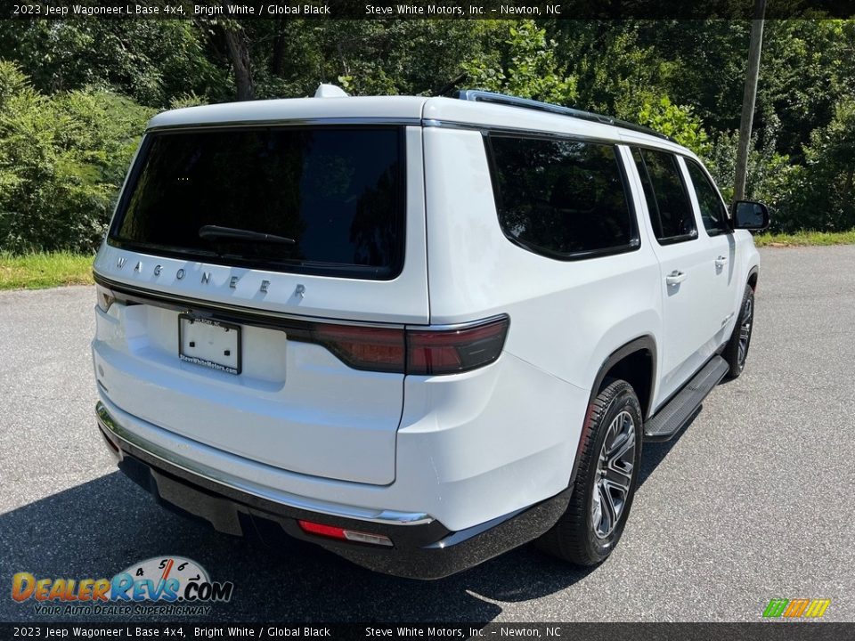 2023 Jeep Wagoneer L Base 4x4 Bright White / Global Black Photo #6