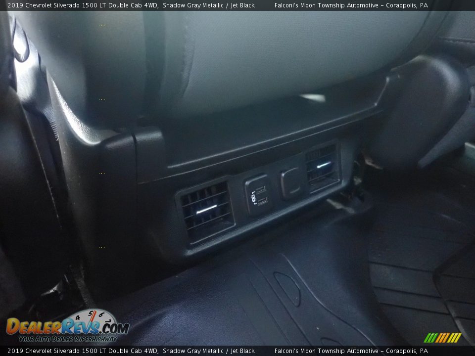 2019 Chevrolet Silverado 1500 LT Double Cab 4WD Shadow Gray Metallic / Jet Black Photo #21