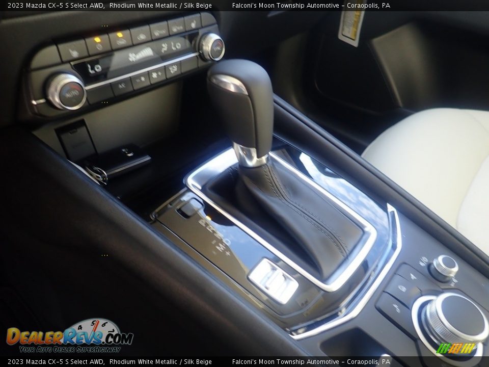 2023 Mazda CX-5 S Select AWD Rhodium White Metallic / Silk Beige Photo #16