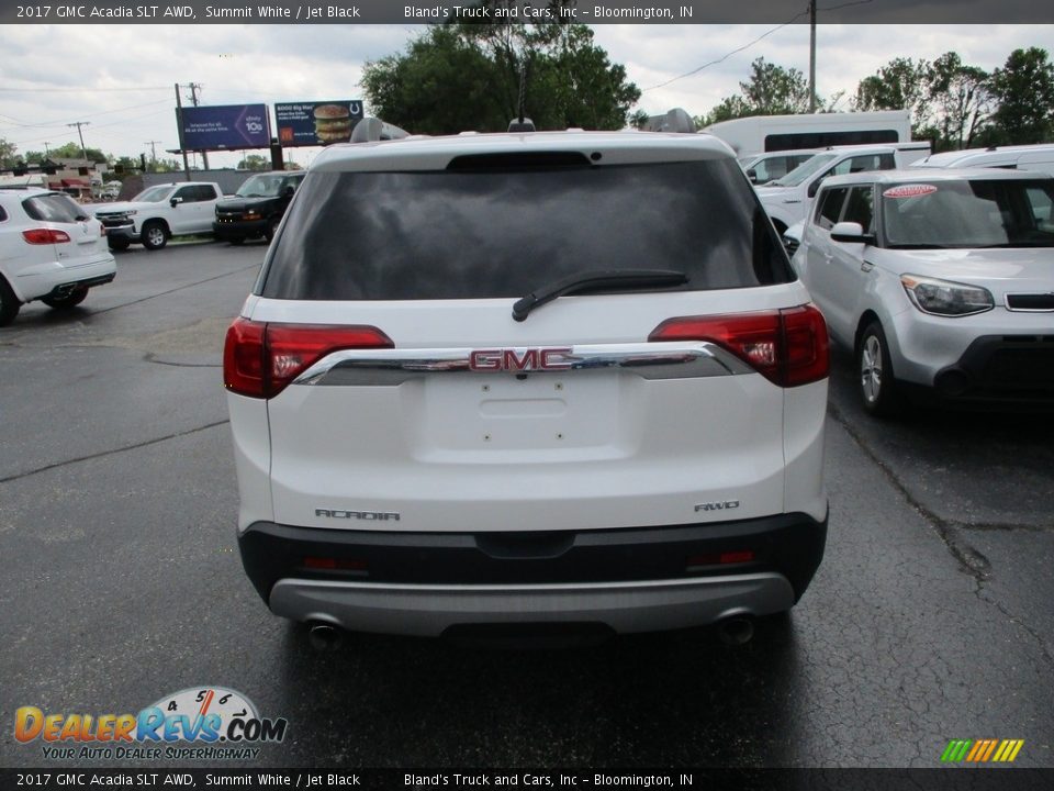 2017 GMC Acadia SLT AWD Summit White / Jet Black Photo #30