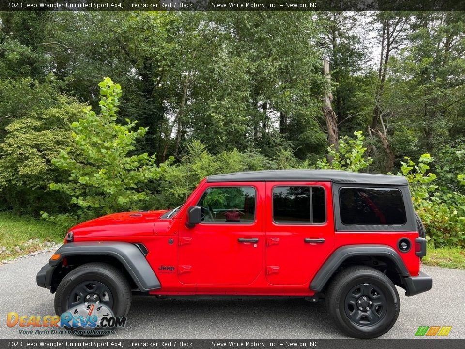 2023 Jeep Wrangler Unlimited Sport 4x4 Firecracker Red / Black Photo #1