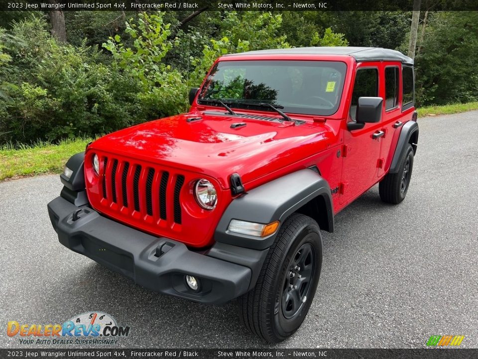 2023 Jeep Wrangler Unlimited Sport 4x4 Firecracker Red / Black Photo #2