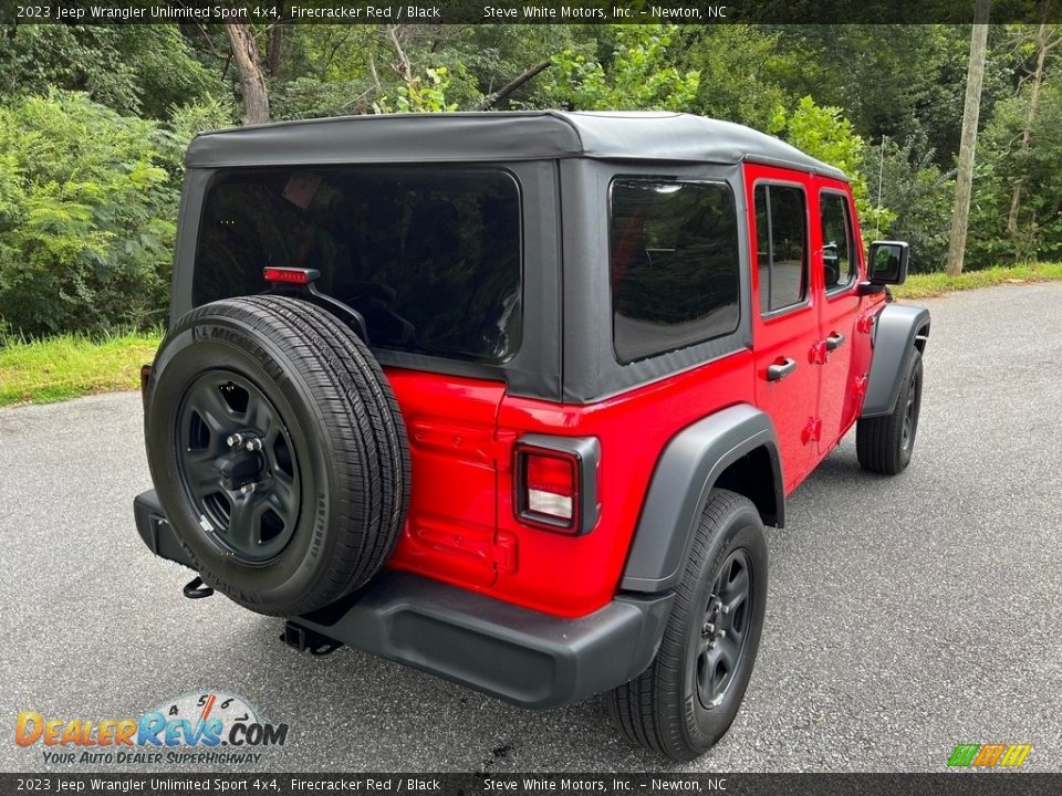 2023 Jeep Wrangler Unlimited Sport 4x4 Firecracker Red / Black Photo #6