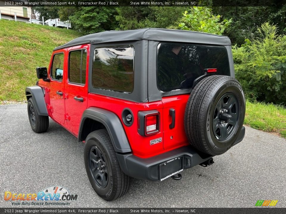 2023 Jeep Wrangler Unlimited Sport 4x4 Firecracker Red / Black Photo #8