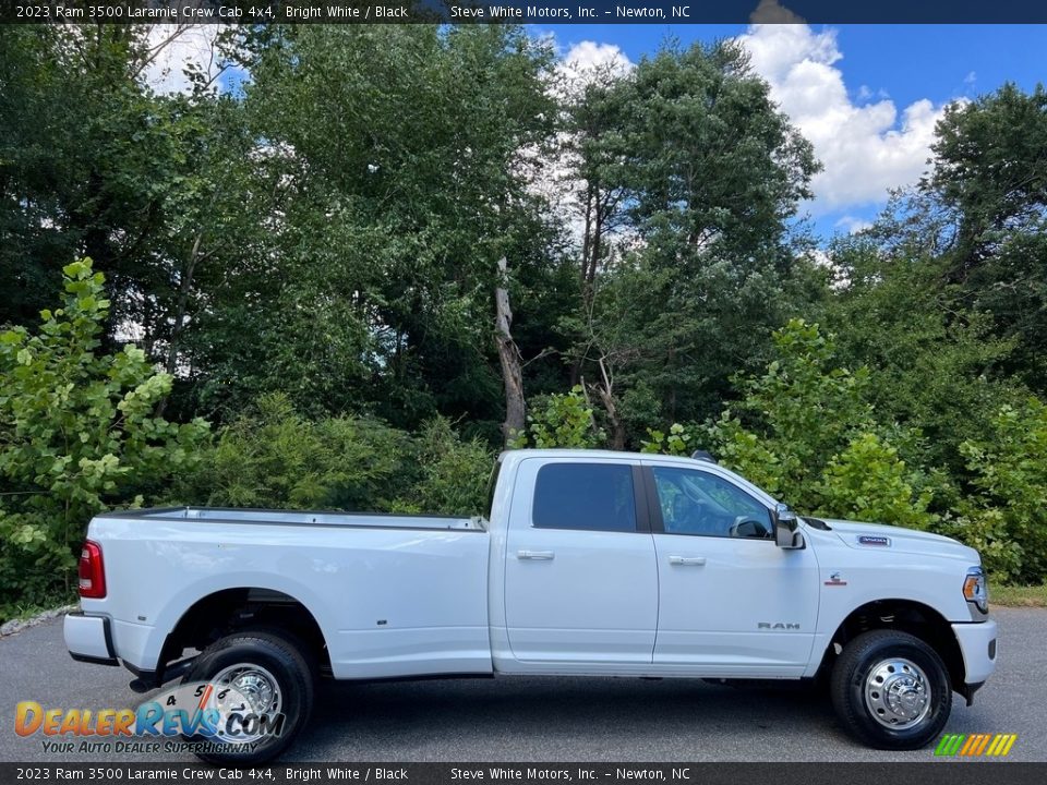 Bright White 2023 Ram 3500 Laramie Crew Cab 4x4 Photo #5