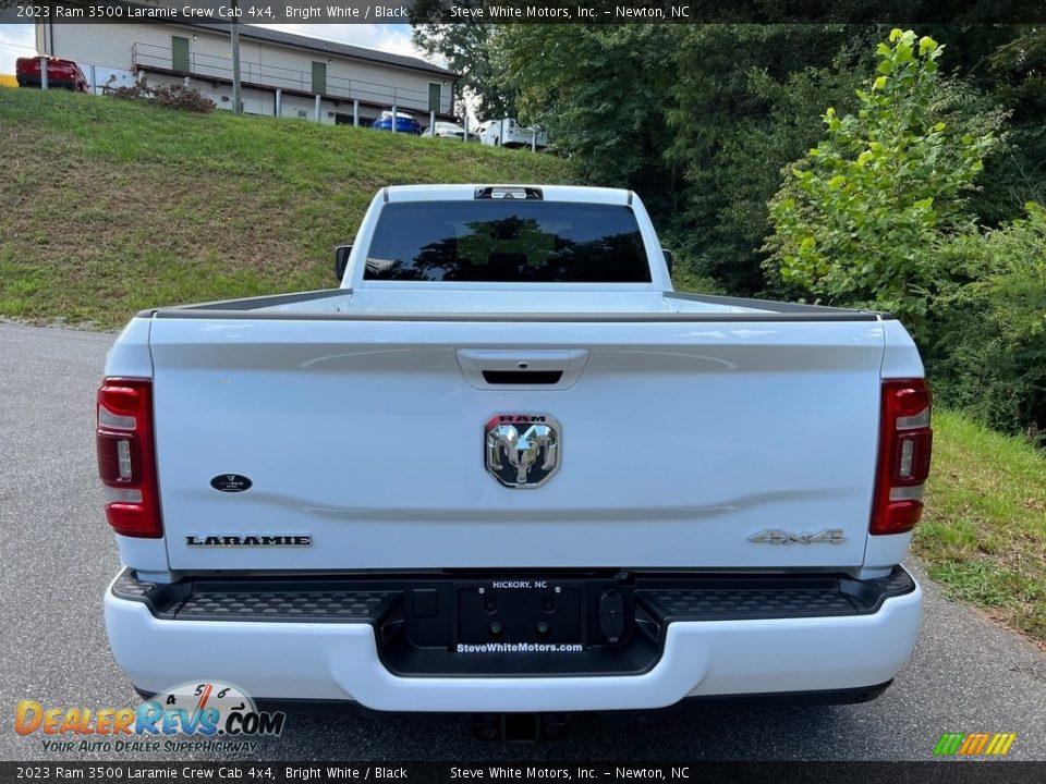 2023 Ram 3500 Laramie Crew Cab 4x4 Bright White / Black Photo #7