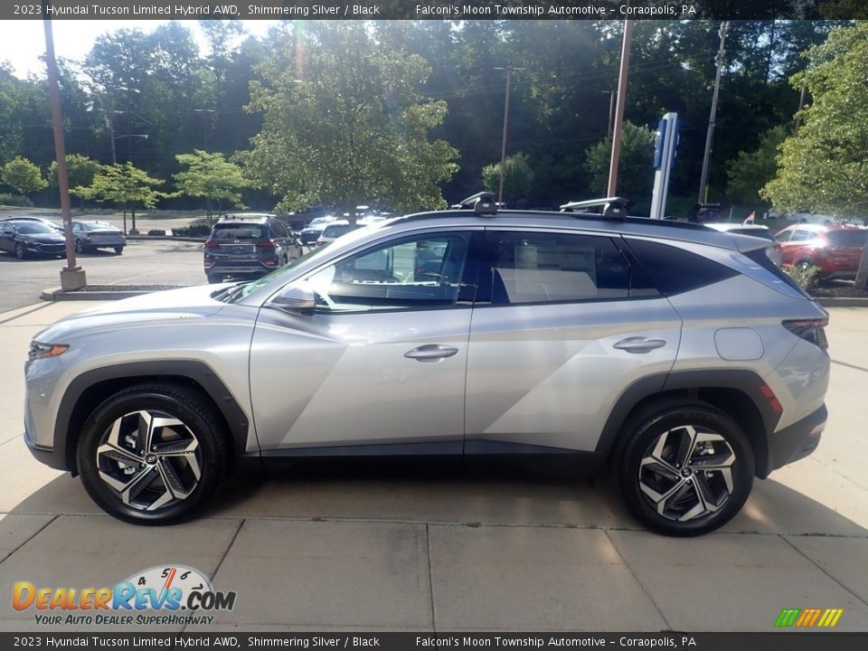 2023 Hyundai Tucson Limited Hybrid AWD Shimmering Silver / Black Photo #6