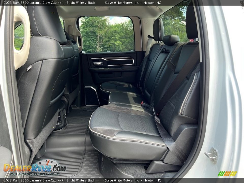 Rear Seat of 2023 Ram 3500 Laramie Crew Cab 4x4 Photo #14