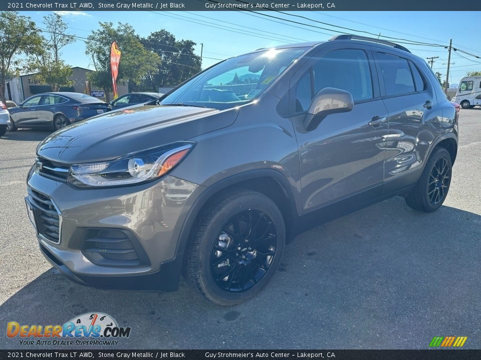 2021 Chevrolet Trax LT AWD Stone Gray Metallic / Jet Black Photo #3