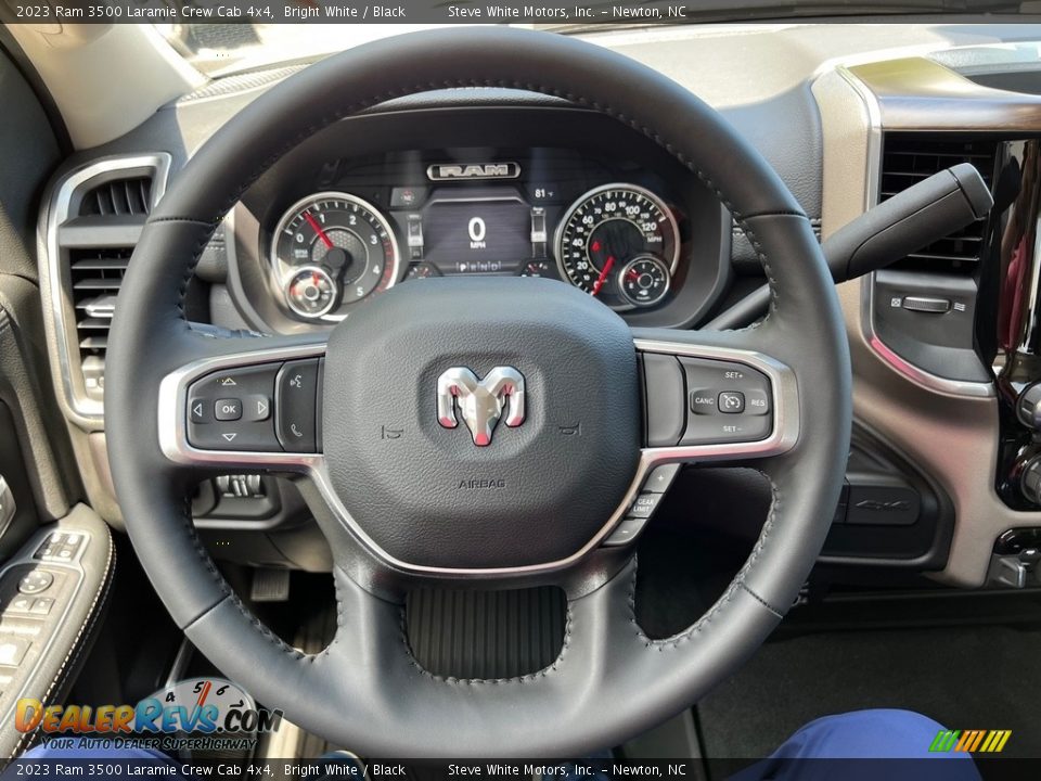 2023 Ram 3500 Laramie Crew Cab 4x4 Steering Wheel Photo #20