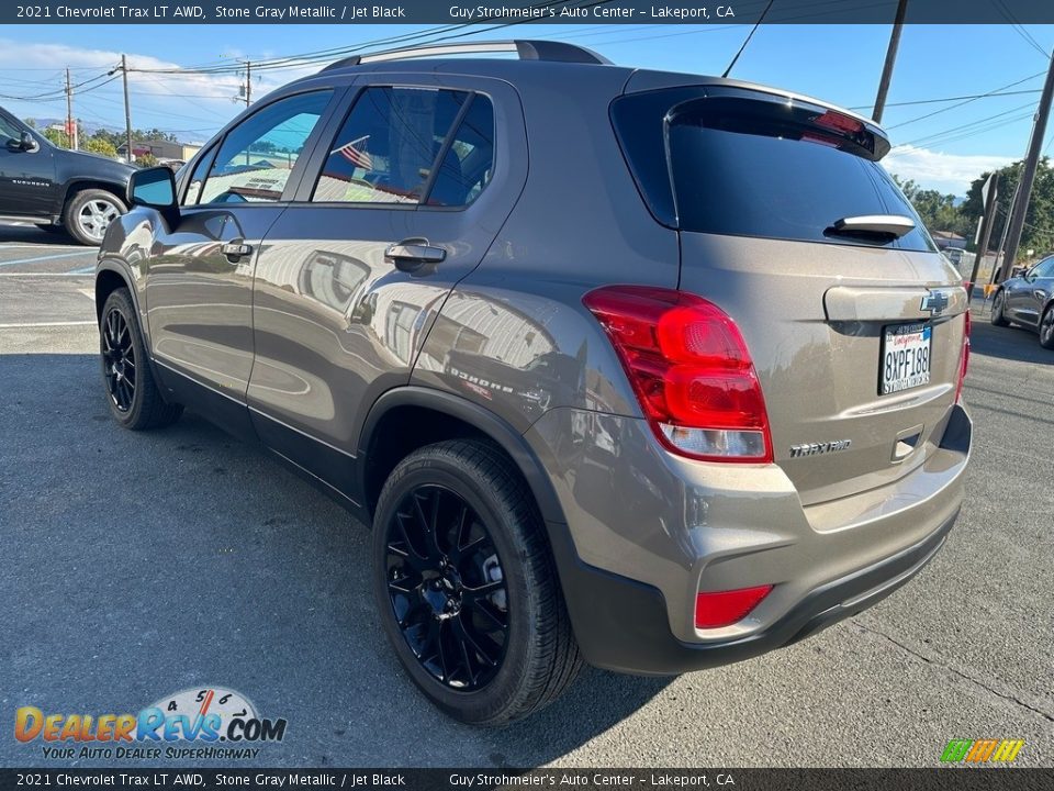 2021 Chevrolet Trax LT AWD Stone Gray Metallic / Jet Black Photo #4