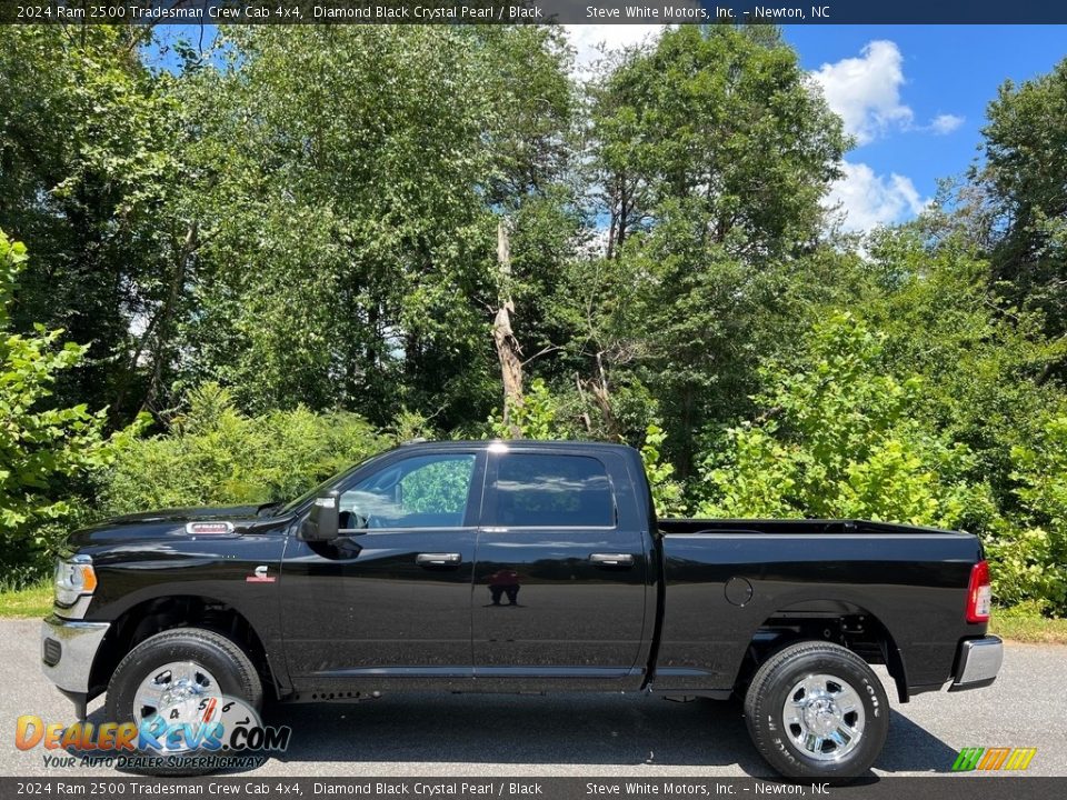 Diamond Black Crystal Pearl 2024 Ram 2500 Tradesman Crew Cab 4x4 Photo #1