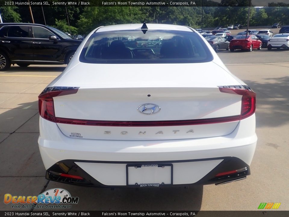 2023 Hyundai Sonata SEL Serenity White / Black Photo #3