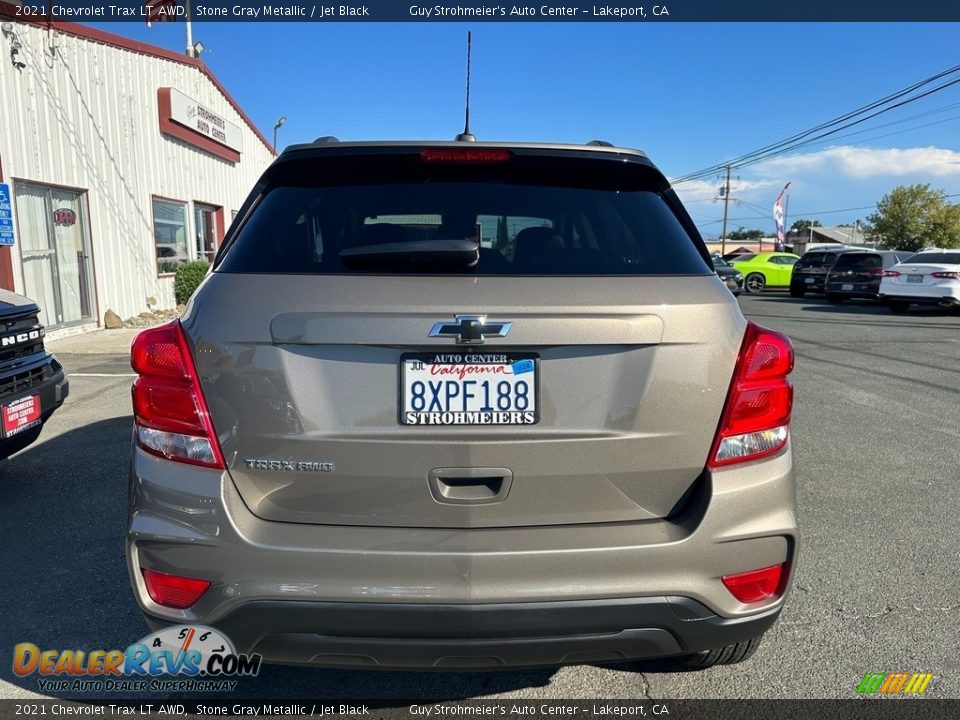 2021 Chevrolet Trax LT AWD Stone Gray Metallic / Jet Black Photo #5