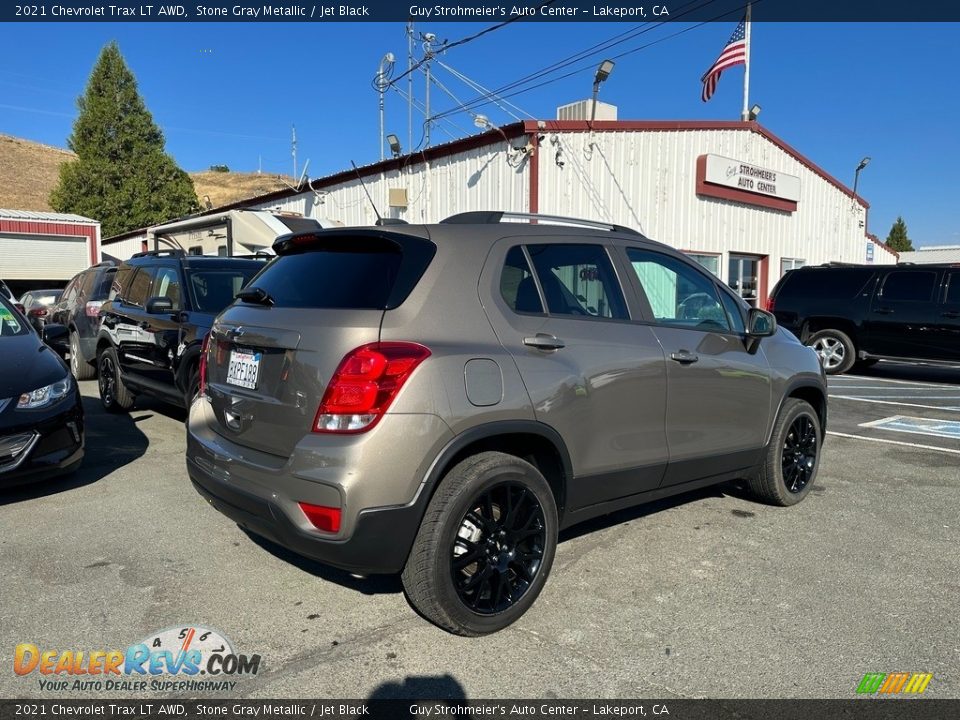 2021 Chevrolet Trax LT AWD Stone Gray Metallic / Jet Black Photo #6