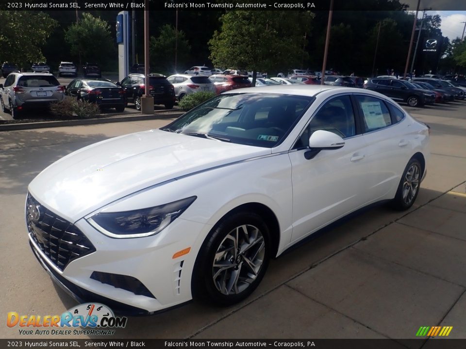 2023 Hyundai Sonata SEL Serenity White / Black Photo #7