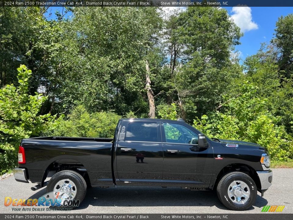 Diamond Black Crystal Pearl 2024 Ram 2500 Tradesman Crew Cab 4x4 Photo #5