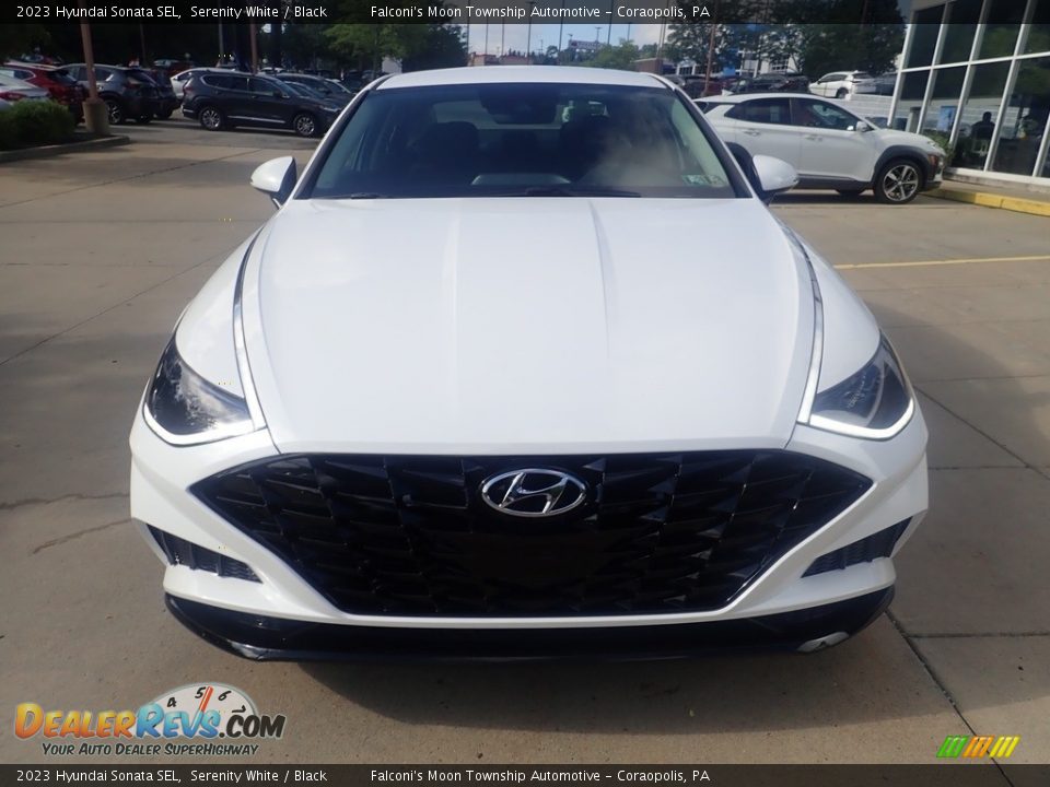 2023 Hyundai Sonata SEL Serenity White / Black Photo #8