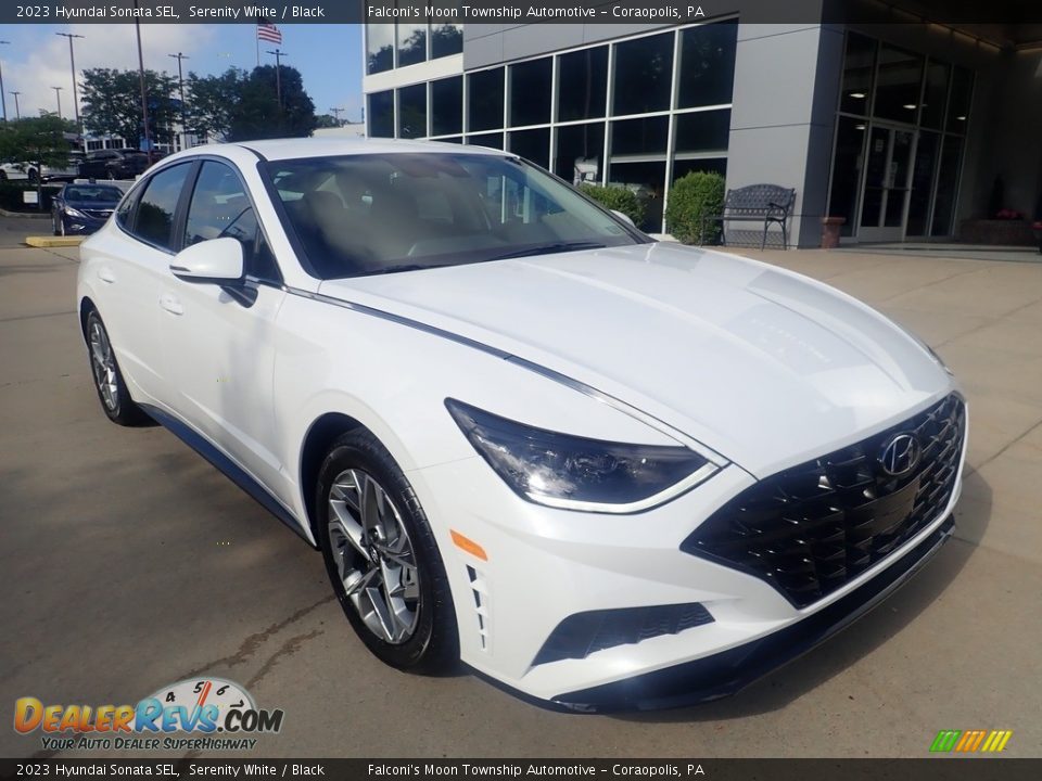 2023 Hyundai Sonata SEL Serenity White / Black Photo #9