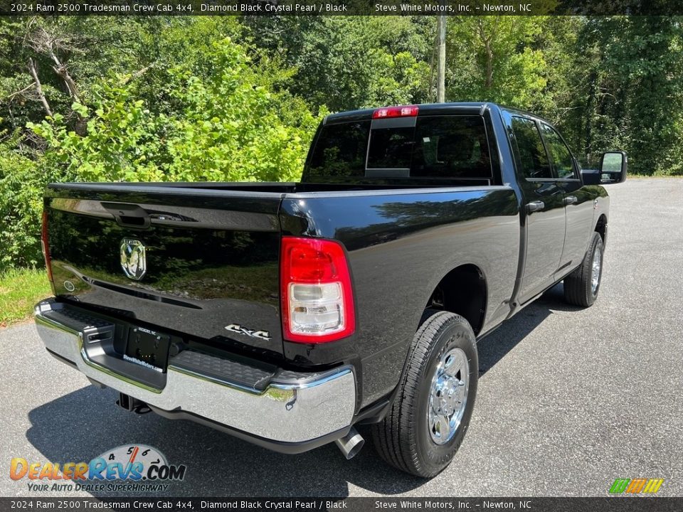 2024 Ram 2500 Tradesman Crew Cab 4x4 Diamond Black Crystal Pearl / Black Photo #6