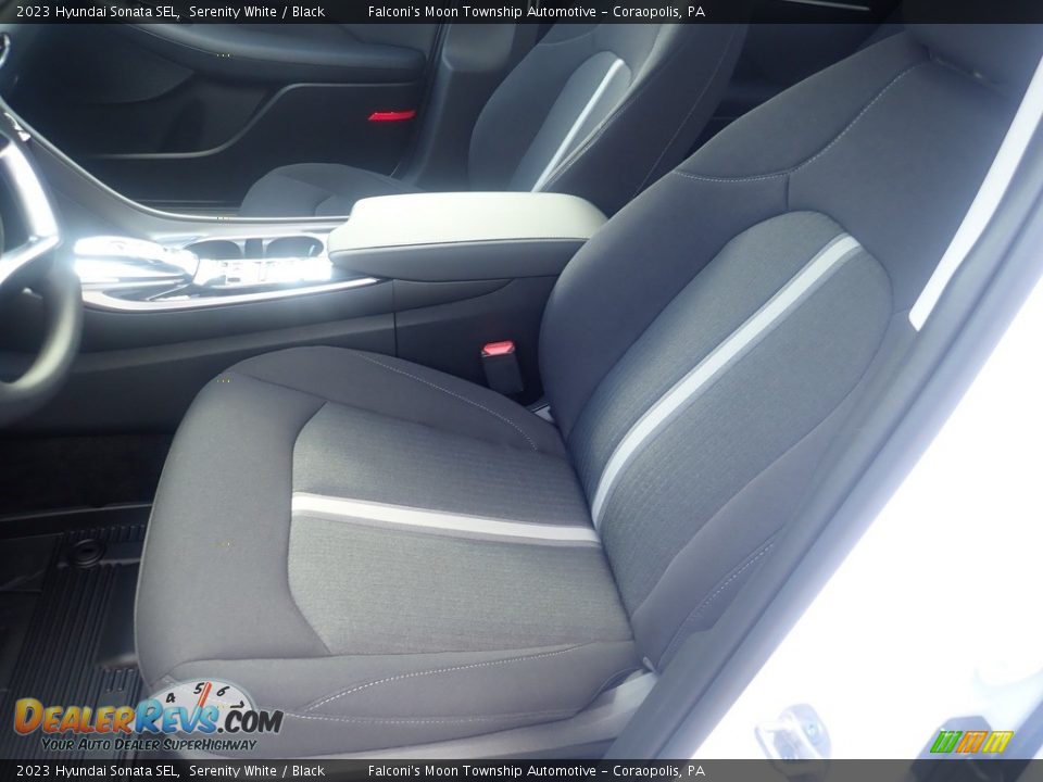 2023 Hyundai Sonata SEL Serenity White / Black Photo #11