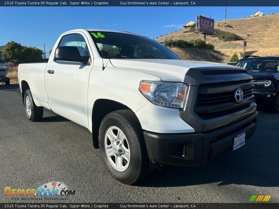 Super White 2016 Toyota Tundra SR Regular Cab Photo #1