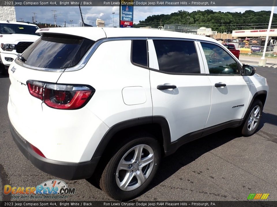 2023 Jeep Compass Sport 4x4 Bright White / Black Photo #6