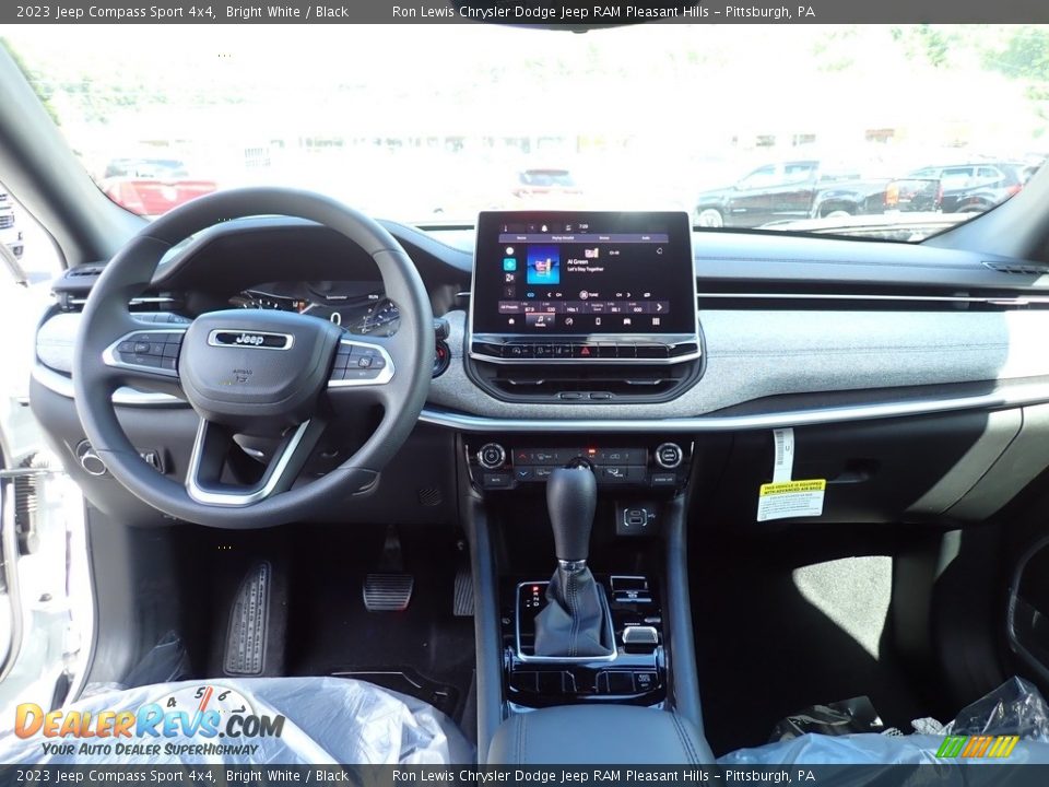 2023 Jeep Compass Sport 4x4 Bright White / Black Photo #13