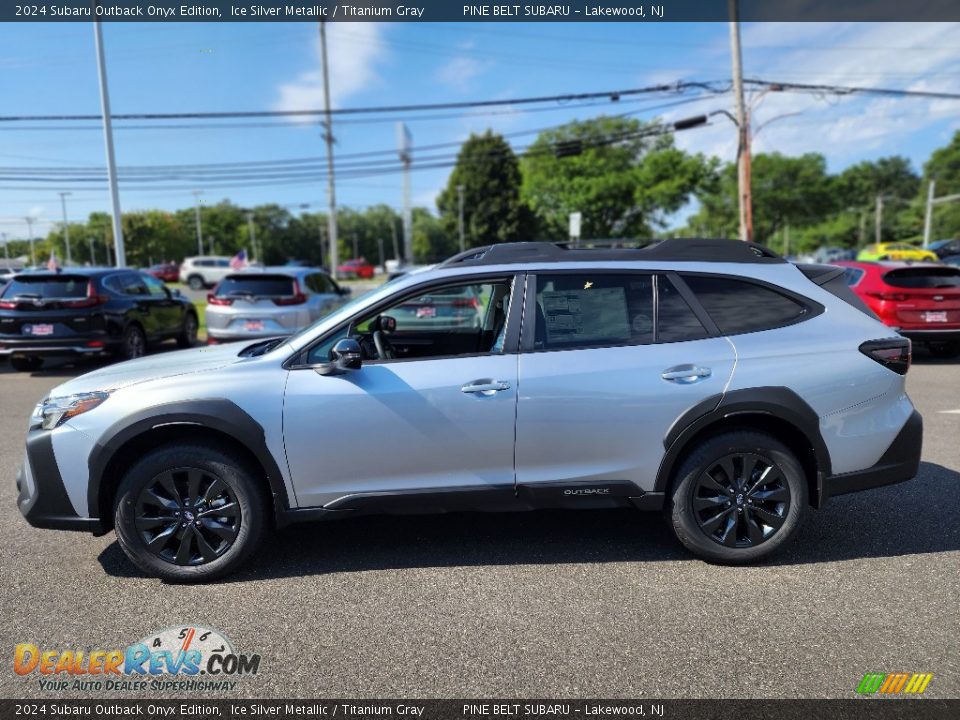 2024 Subaru Outback Onyx Edition Ice Silver Metallic / Titanium Gray Photo #3