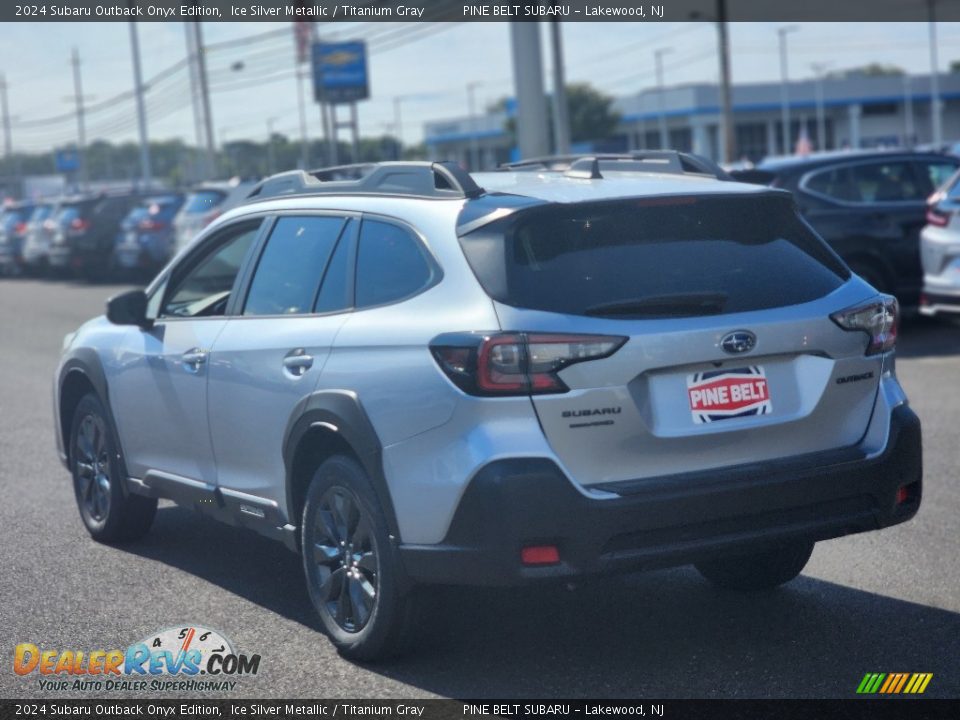 2024 Subaru Outback Onyx Edition Ice Silver Metallic / Titanium Gray Photo #4