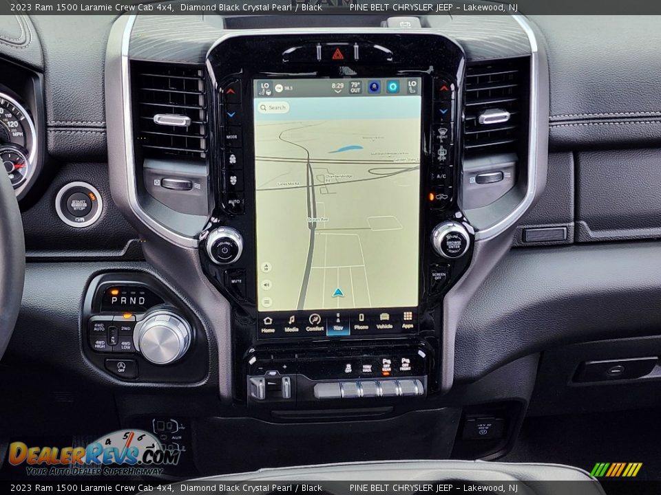 2023 Ram 1500 Laramie Crew Cab 4x4 Diamond Black Crystal Pearl / Black Photo #10