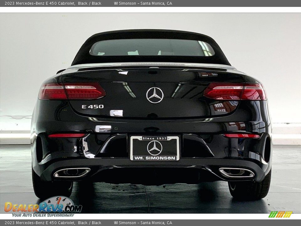 2023 Mercedes-Benz E 450 Cabriolet Black / Black Photo #3