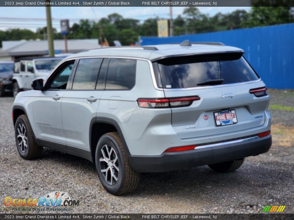 2023 Jeep Grand Cherokee L Limited 4x4 Silver Zynith / Global Black Photo #4