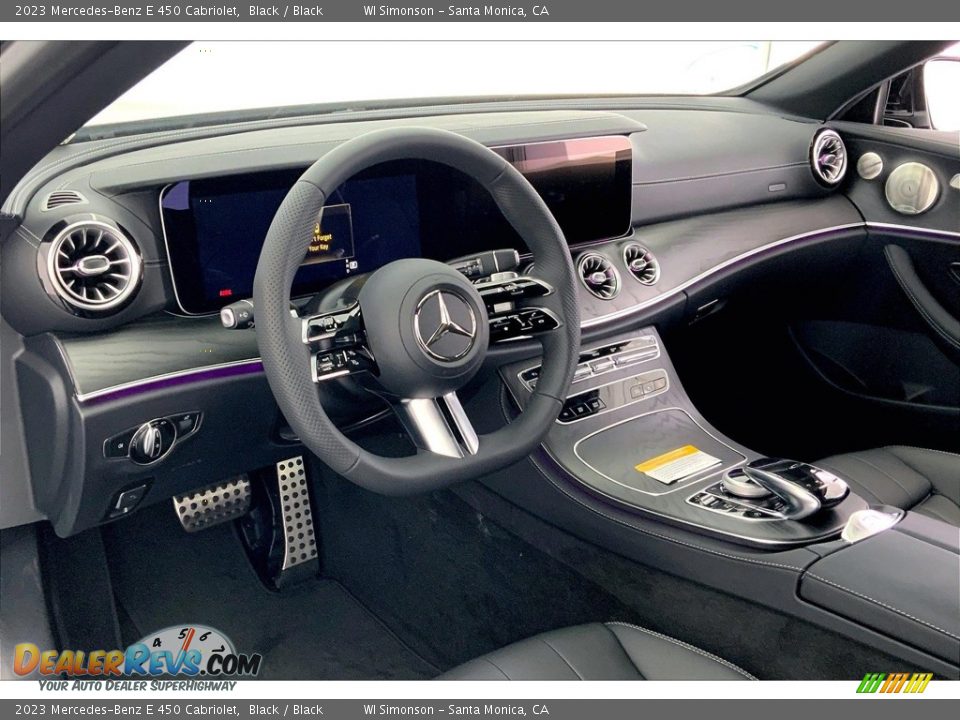 2023 Mercedes-Benz E 450 Cabriolet Black / Black Photo #4