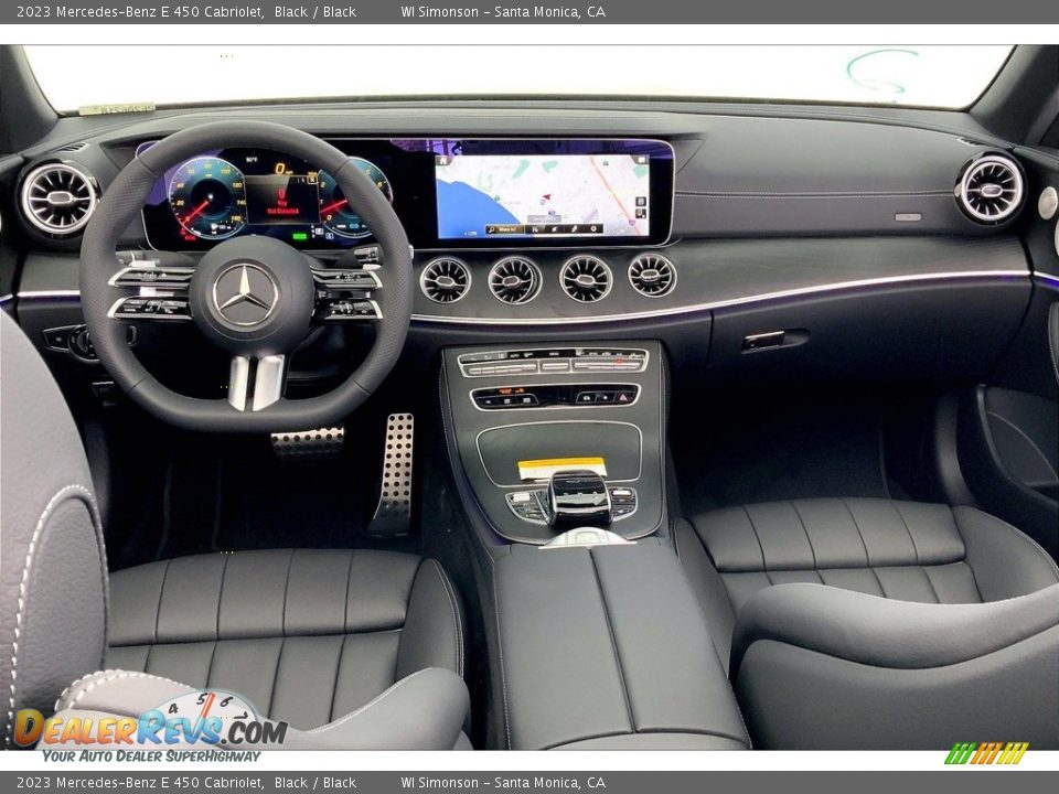 2023 Mercedes-Benz E 450 Cabriolet Black / Black Photo #6