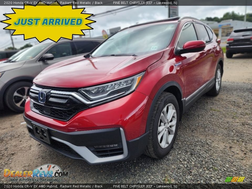 2020 Honda CR-V EX AWD Hybrid Radiant Red Metallic / Black Photo #1