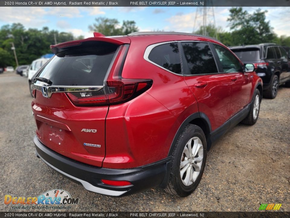 Radiant Red Metallic 2020 Honda CR-V EX AWD Hybrid Photo #3