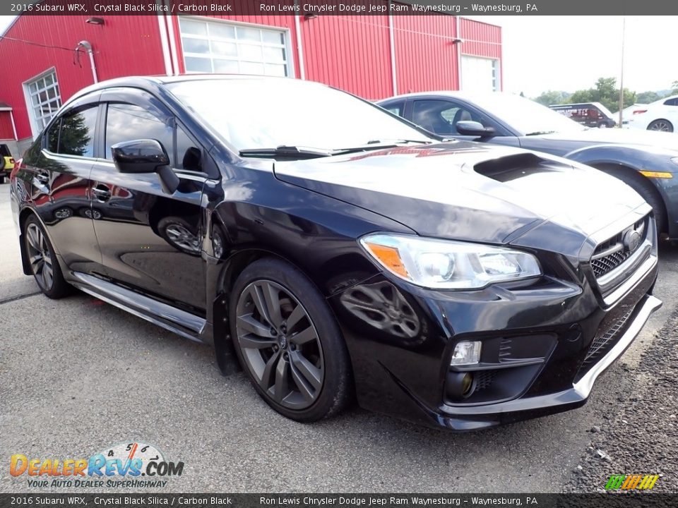 2016 Subaru WRX Crystal Black Silica / Carbon Black Photo #4