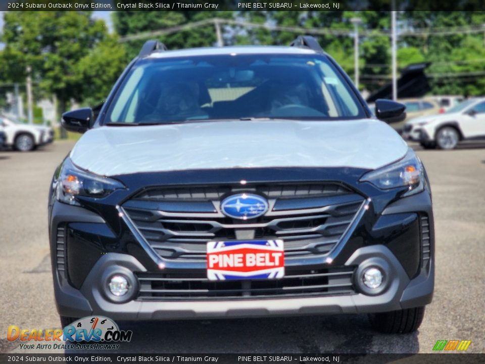 2024 Subaru Outback Onyx Edition Crystal Black Silica / Titanium Gray Photo #2