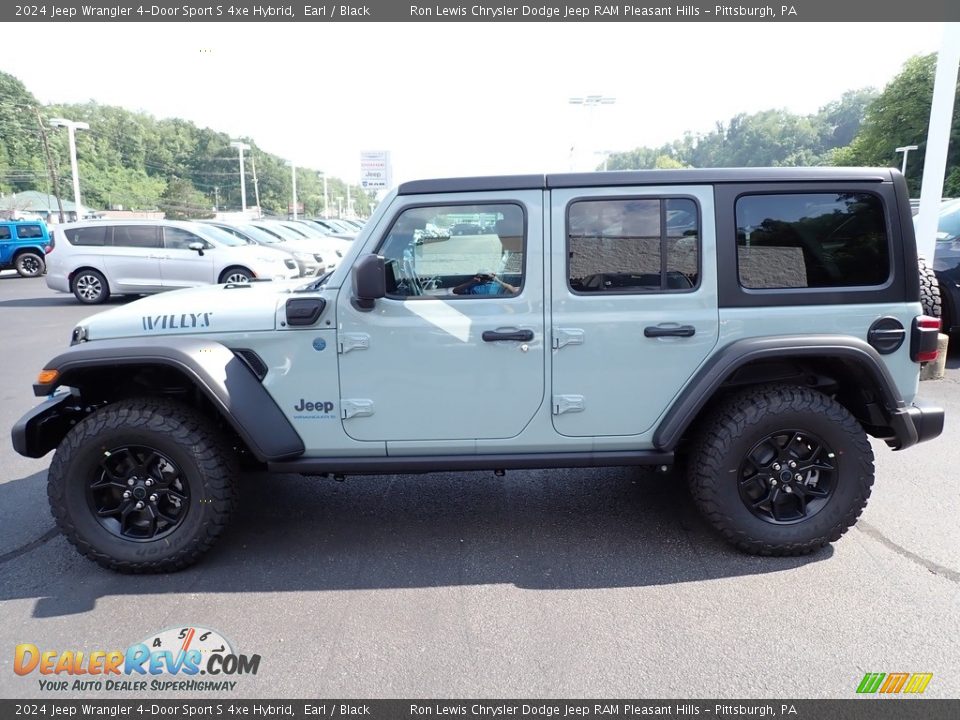 2024 Jeep Wrangler 4-Door Sport S 4xe Hybrid Earl / Black Photo #2