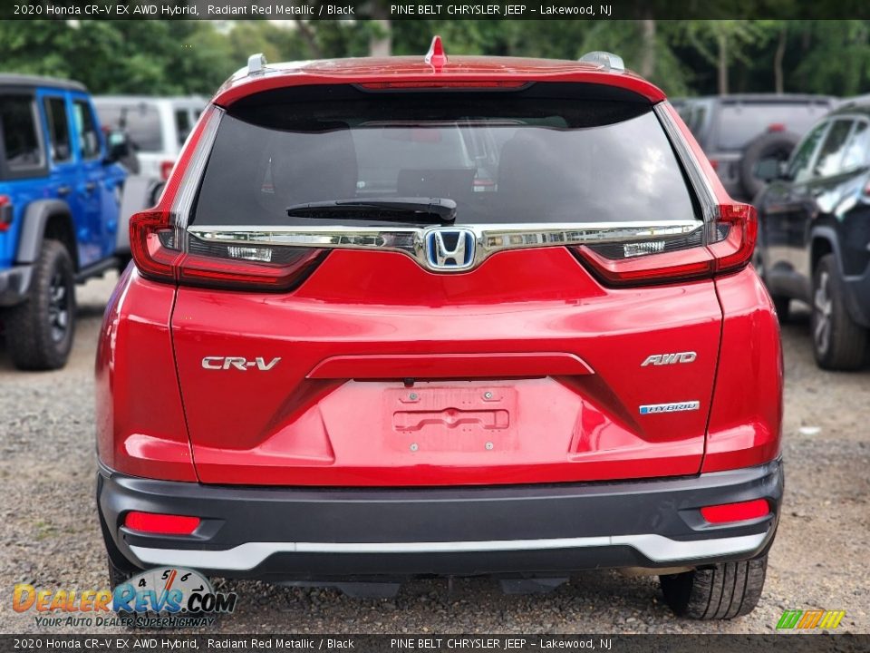 Radiant Red Metallic 2020 Honda CR-V EX AWD Hybrid Photo #4