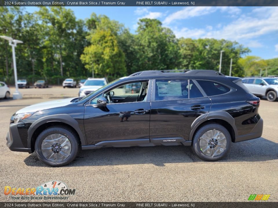 2024 Subaru Outback Onyx Edition Crystal Black Silica / Titanium Gray Photo #3