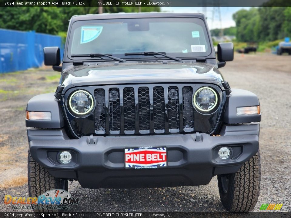 2024 Jeep Wrangler Sport 4x4 Black / Black Photo #2