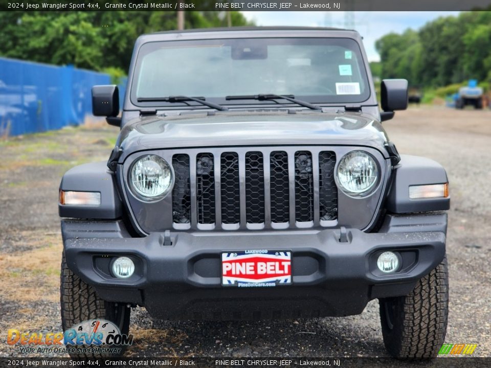 2024 Jeep Wrangler Sport 4x4 Granite Crystal Metallic / Black Photo #2