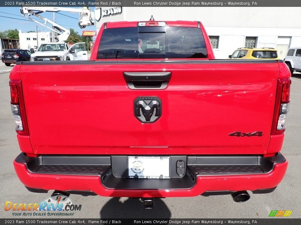 2023 Ram 1500 Tradesman Crew Cab 4x4 Flame Red / Black Photo #4