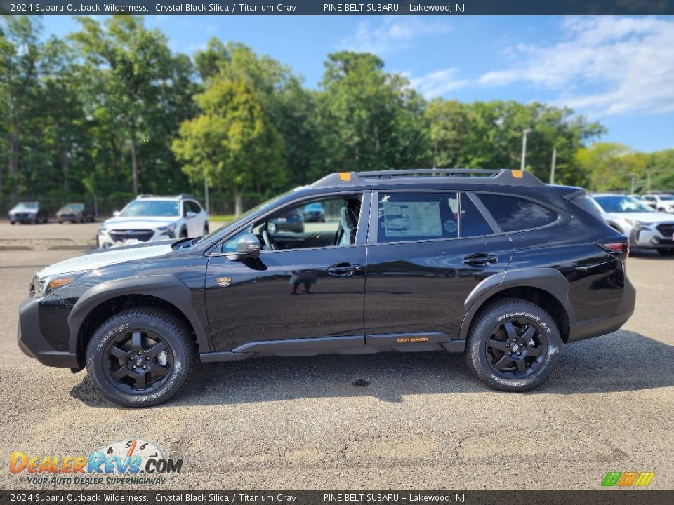 2024 Subaru Outback Wilderness Crystal Black Silica / Titanium Gray Photo #3