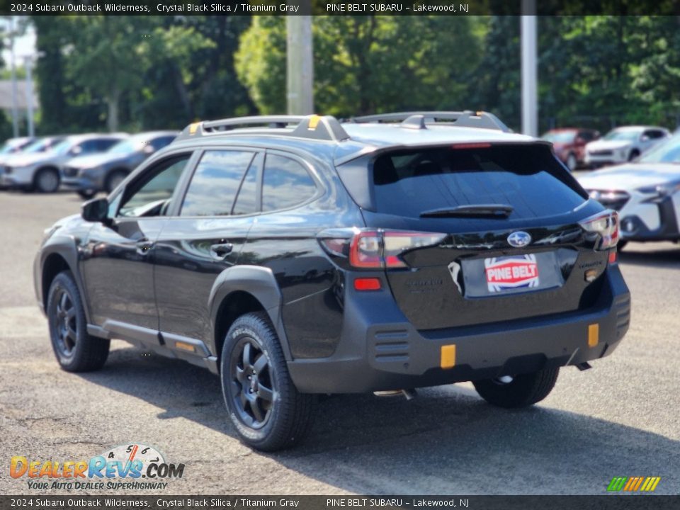 2024 Subaru Outback Wilderness Crystal Black Silica / Titanium Gray Photo #4