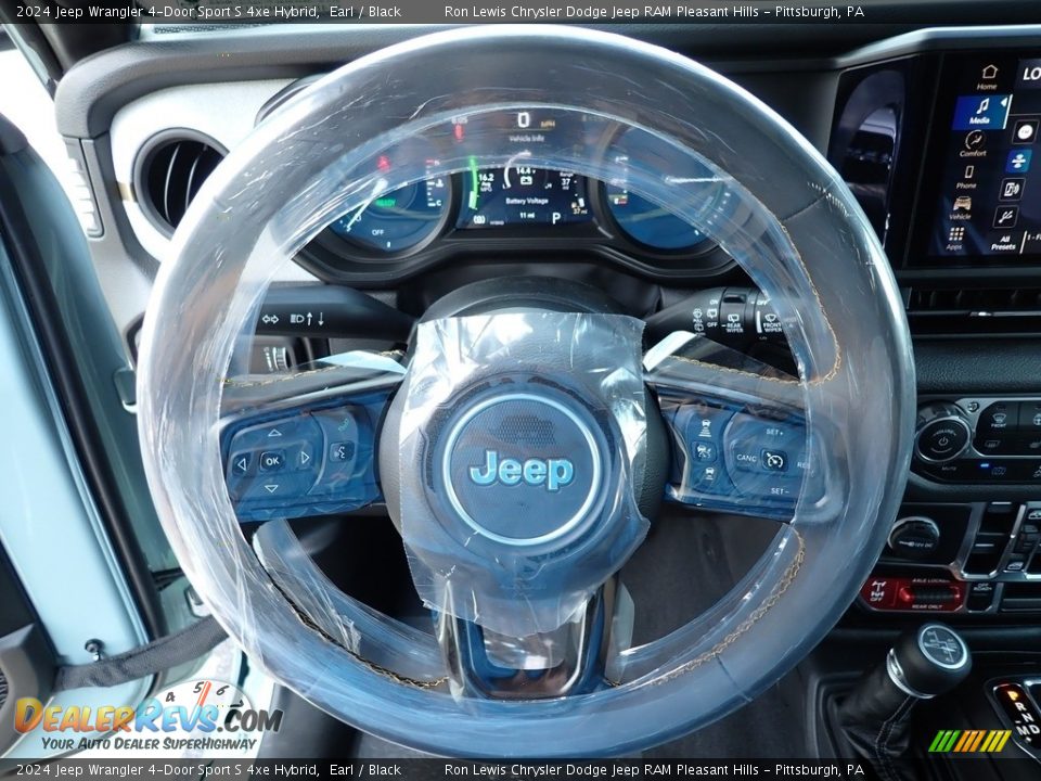 2024 Jeep Wrangler 4-Door Sport S 4xe Hybrid Earl / Black Photo #15